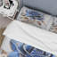 Ensemble de housse de couette en verre or rose et bleu III-101242606