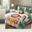 Ensembles de literie Safari, édredon en microfibre pour grand lit avec coussin lion