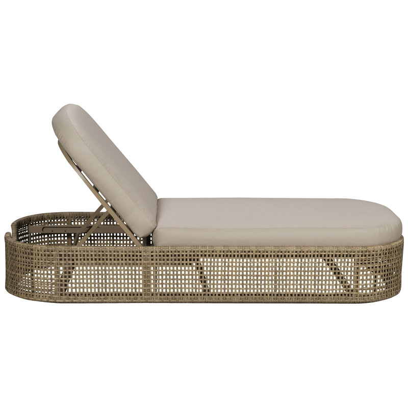 Bliss Outdoor Chaise Lounge, Trippy Coconut