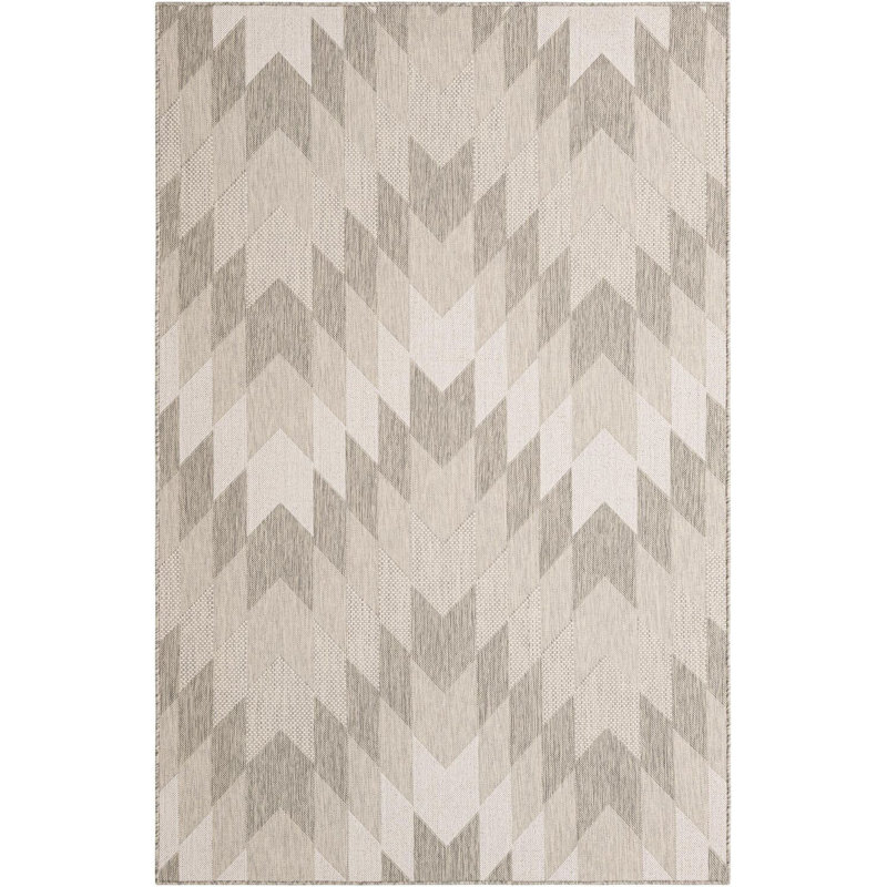Aucun tapis gris Nykeia, Rectangle 5 pi 3 po x 8 pi