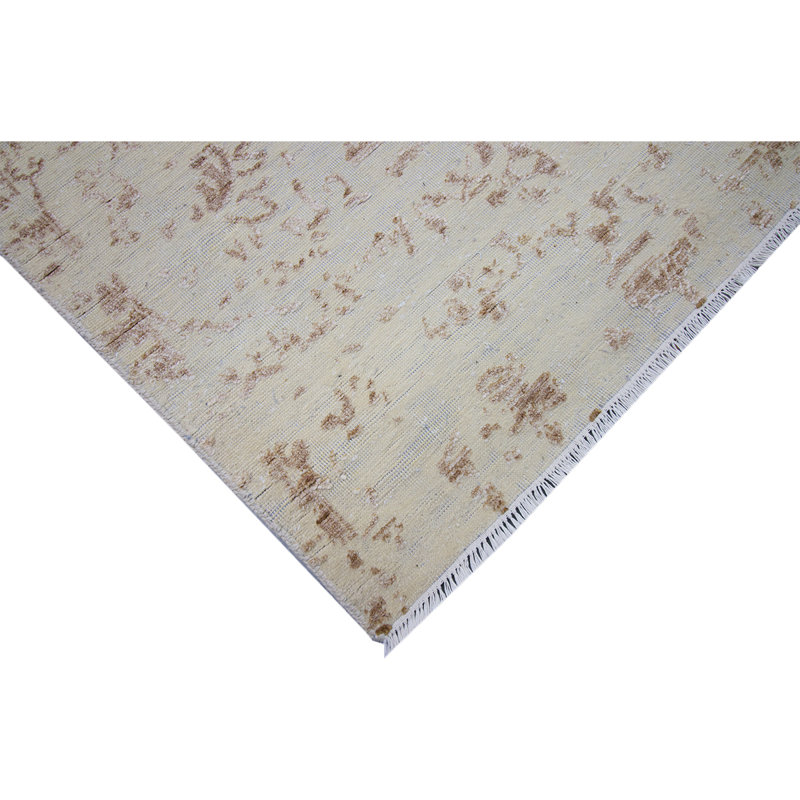 Oriental Area Rug in Gold, Rectangle 9' x 12'