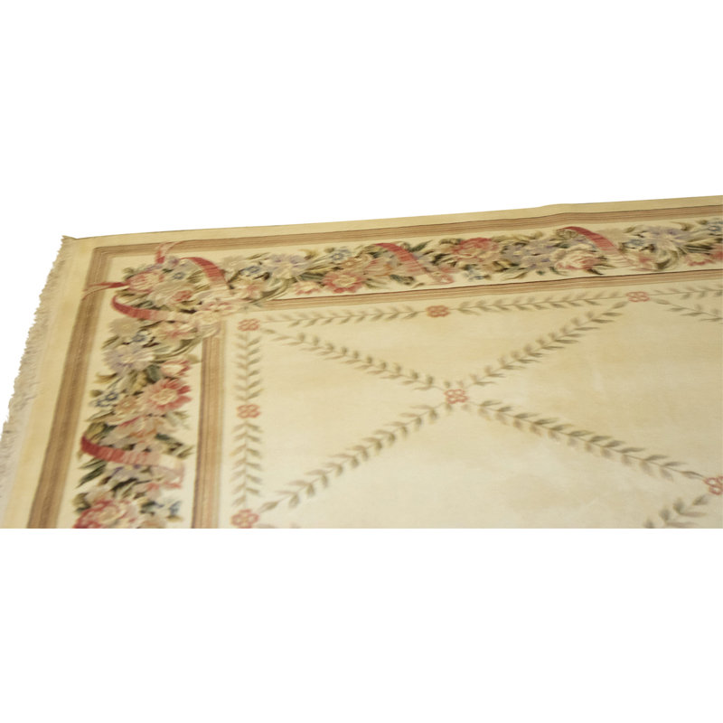 Tapis rectangulaire noué à la main