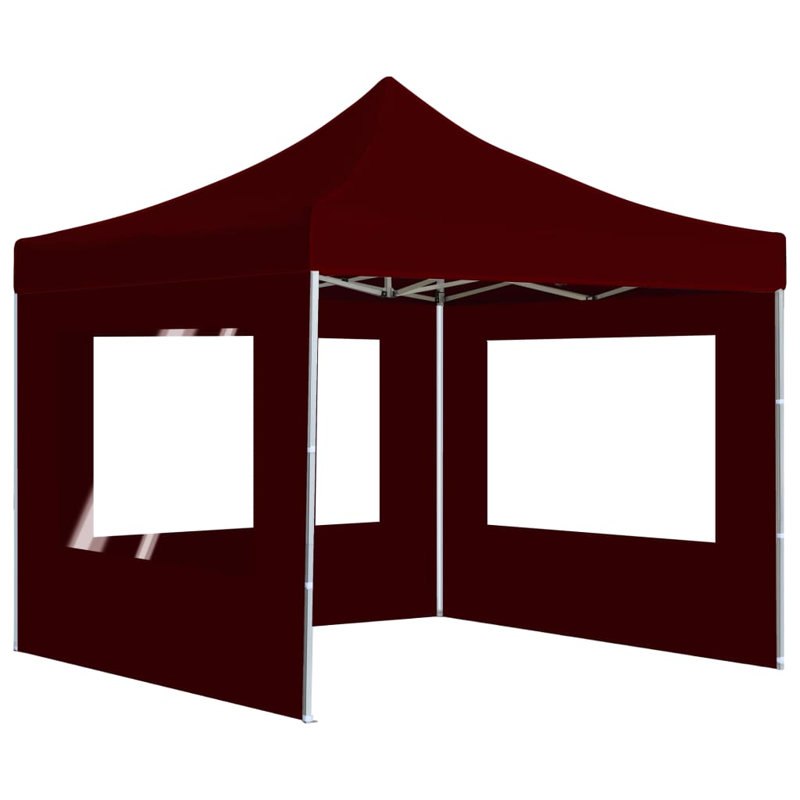 Kopstal 3m x 1.18m Aluminium Party Tent, Wine Red
