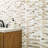 Averra Ivory Sand 10 in. x 12 in. Stone Porcelain Blend Interlocking Mosaic Wall Tile-121785750
