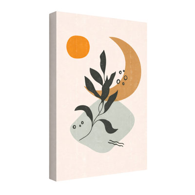 Desert Moon Bontanical - Fine Art Giclee Print on Gallery Wrapped Canvas