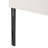 Upholstered Headboard With Durable Metal Legs-1436208540