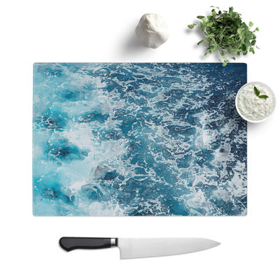 Tempered Glass Waters Chopping Board