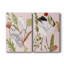 Oiseaux en mouvement - Toile tendue avec châssis V-Premium - Prêt à être accroché-108965926