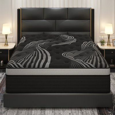 12''/14'' Medium-Firm Hybrid Mattress with Cooling Gel Memory Foam, Mattress in a Box