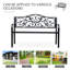 Banc d'extérieur en métal