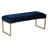 Perillo Velvet Upholstered Bench