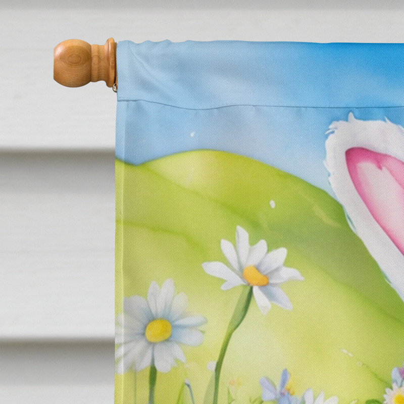 Easter Egg Hunt Double Sided 40'' H x 28'' W Polyester Easter House Flag