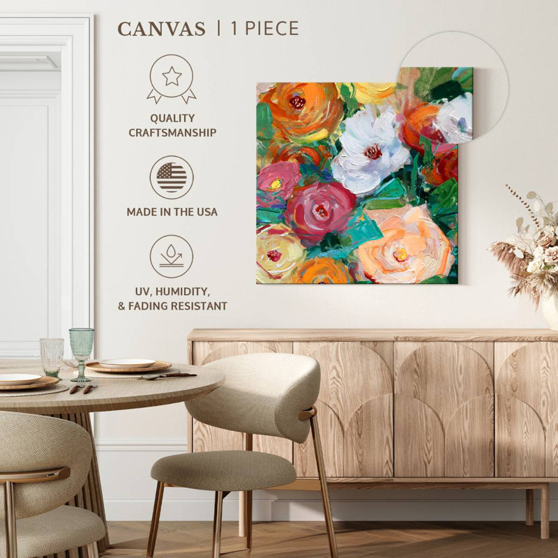 Spring Bright Medley, 39" H x 39" W