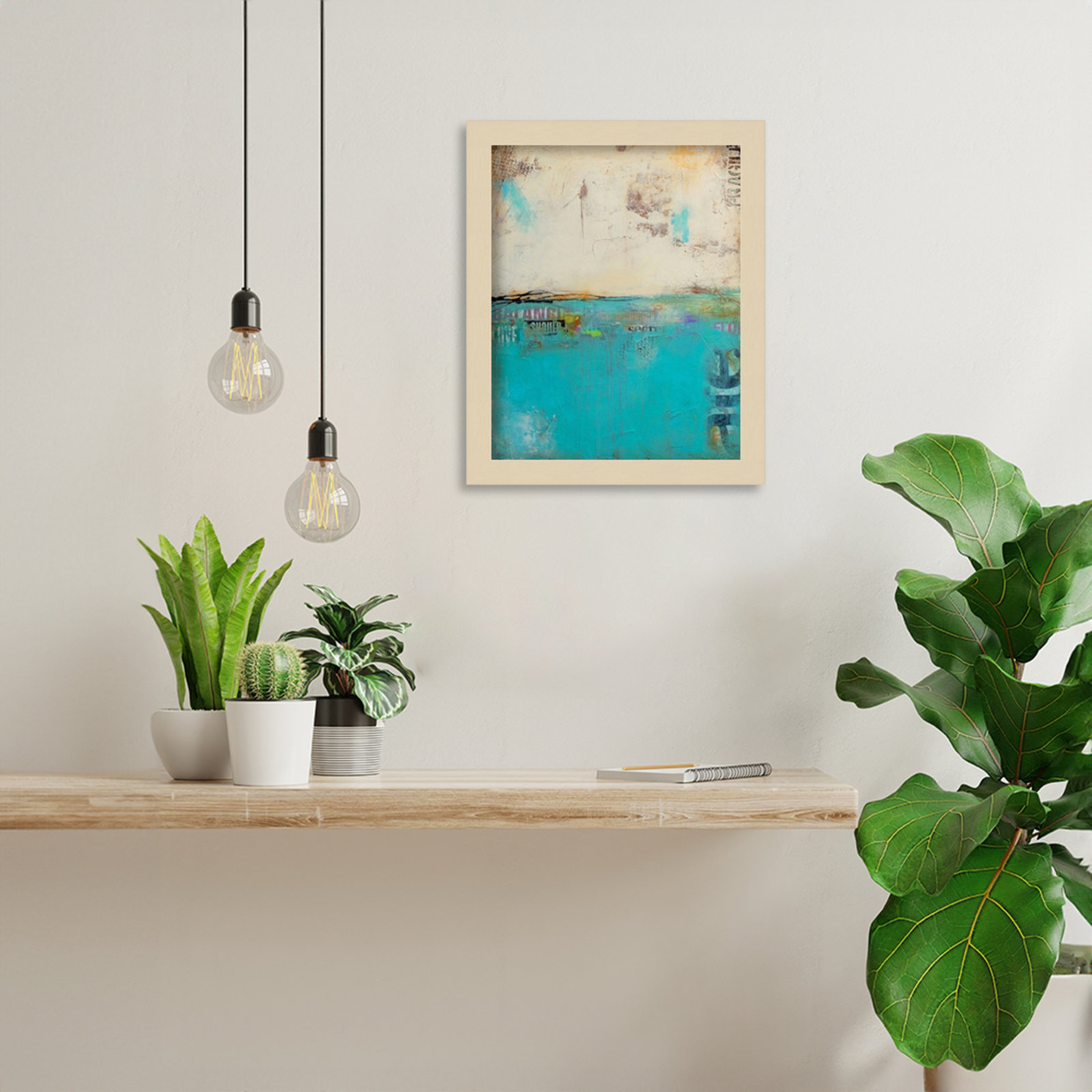 Urban Edge Print by Erin Ashley, Brown, 13" H x 11" W