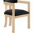 Phalan Vegan Leather Upholstered Dining Arm Chair-1708028895-1708028890