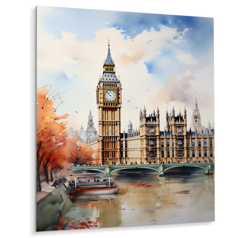 Big Benlondon Skylines I - City London Wall Ar, H 20 po x l 12 po x P 1 po