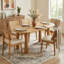 Table de cuisine ovale en bois 30 po avec 4 pieds-1038805299-1038805303