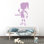 Décalcomanie murale personnalisée pour filles - Volleyball personnalisé, nom pour enfant, décoration de chambre de fille, cadeau d'art mural en vinyle pour chambre d'adolescent 696DLU