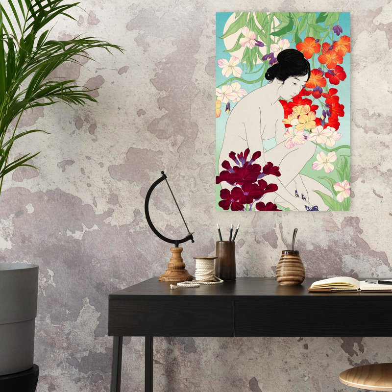Art contemporain, art mural rétro, H 24 po x l 16 po