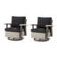 Chaises pivotantes 2 pièces avec coussins Creal-1156906984