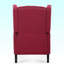 Fauteuil à oreilles inclinable manuel, fauteuil à oreilles larges Margheoala-779473767