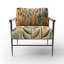 Chaise d'appoint rembourrée Red Mid Century Mod Nature-1264976420