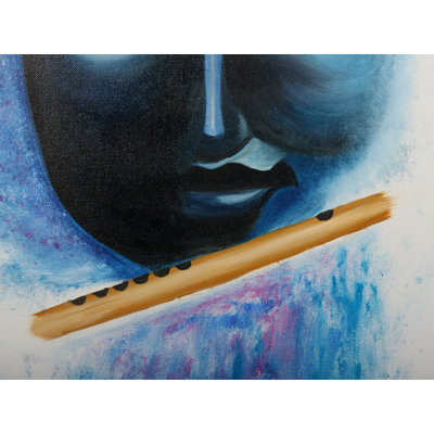 Le maître raffiné | Huile sur toile | Peinture de Manmeet Kaur | Peinture encadrée