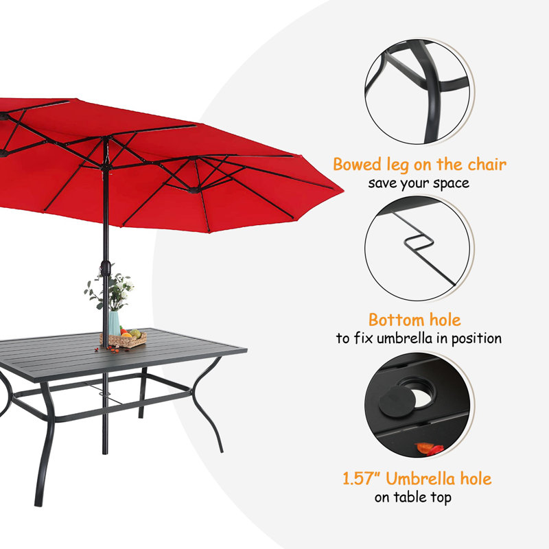 6 - Person Patio Dining Set with