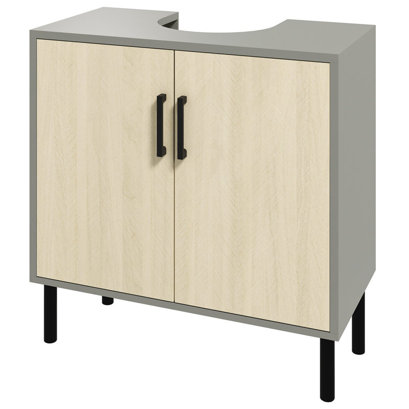 Ashwika 60cm Single Bathroom Vanity Base Only