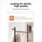  Solid Rubber Wood Free Standing Coat Rack, Walnut Brown, Easy Assembly for Entryway Bedroom Living Room-92141114