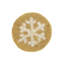 Sous-verre Snowflake Sparkle Beaded (ensemble de 4)-576988525