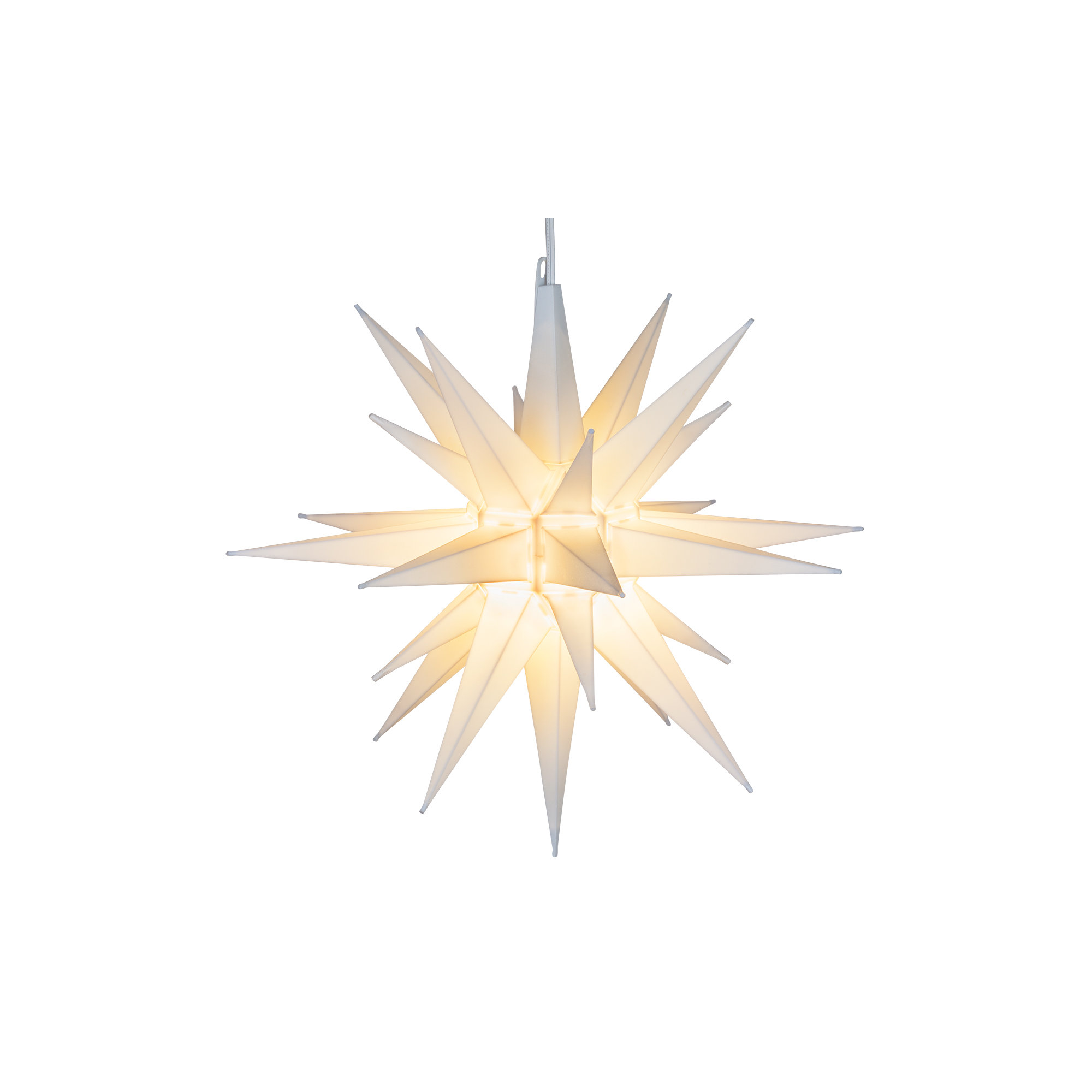Moravian Star Lighted Display, White