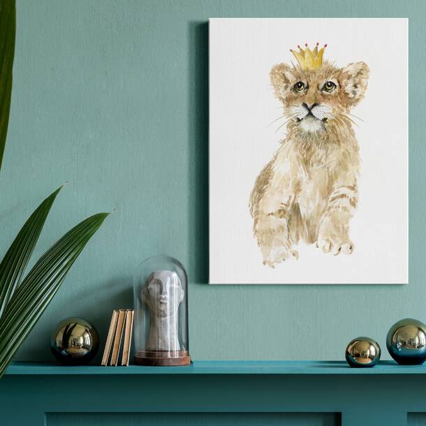 Viv + Rae Ebbert Lion Canvas Art & Reviews | Wayfair