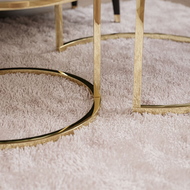 Micheroux 2 Piece Coffee Table, Marmur Levanto