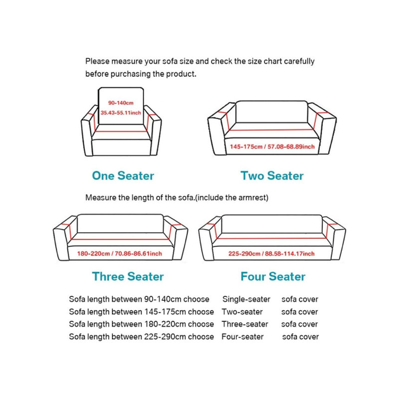 Polyester Box Cushion Sofa Slipcover