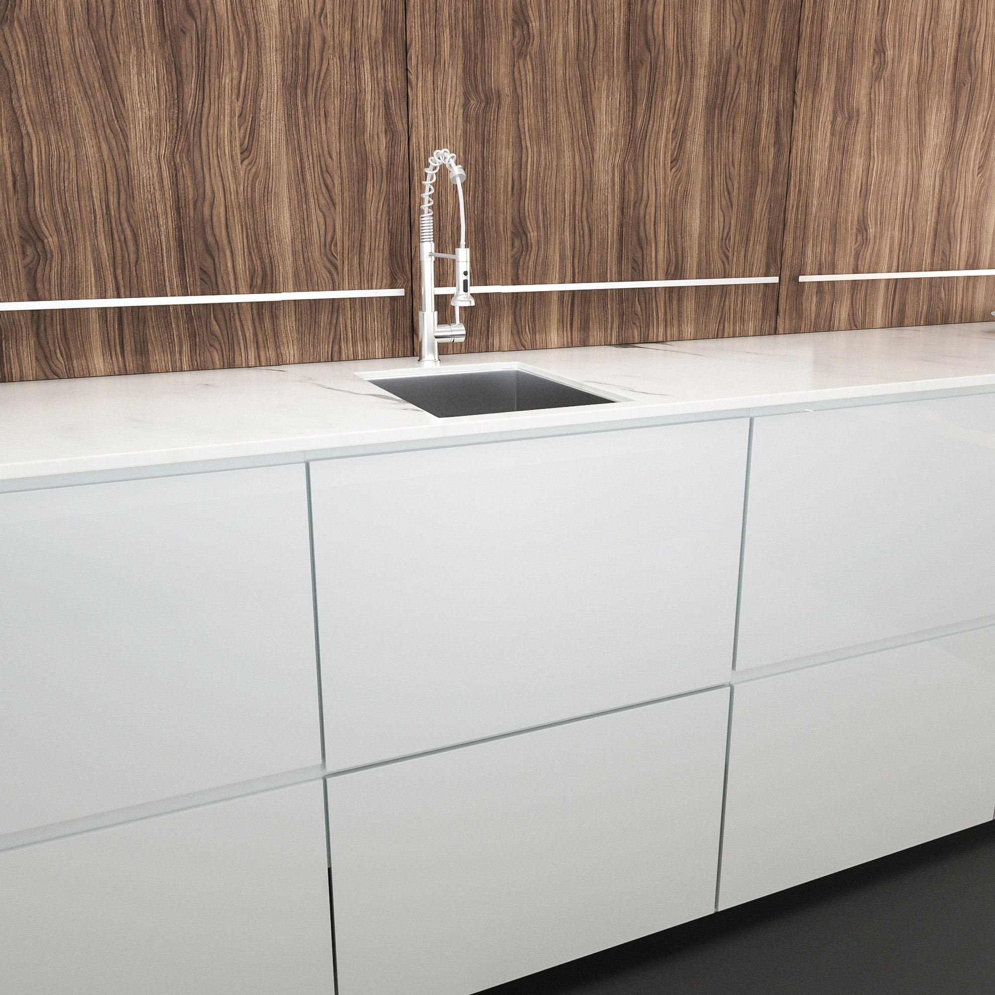 LICEN-Home Undermount Sink - Undermount Stainless Steel Kitchen Sink 16 ...
