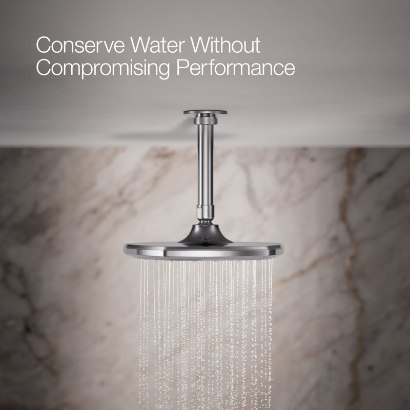 Occasion 8 In. Single-Function Rainhead, Polished Chrome, 1.75 GPM