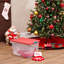 Bac de rangement en plastique avec couvercle verrouillable Homz Holiday-97214404