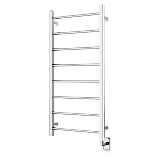 Chauffe-serviettes Artos MR12060W-CH Ryton chrome câblé 47 po x 24 po, H 47 po x l 24 po x P 5,19 po, Chrome