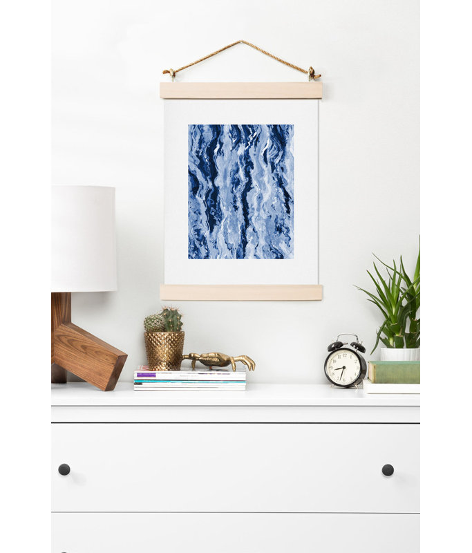 « ocean fusion », reproduction d’art, H 10 po x l 8 po x P 0,13 po