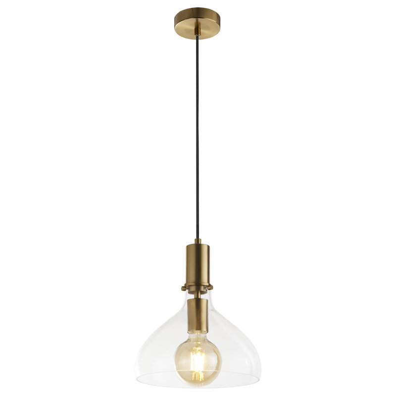 Caton 1 - Light Brass Simple Pendant