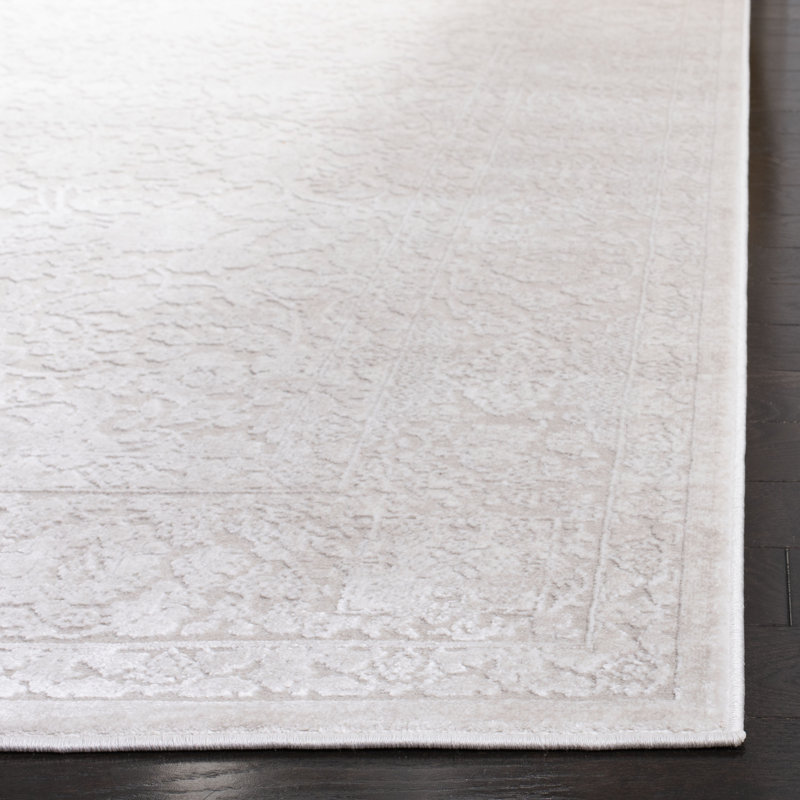 Tapis oriental crème / ivoire Calidia, Rectangle 9 pi x 12 pi