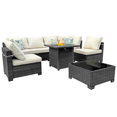 8-piece Outdoor Patio Furniture Sectional Set