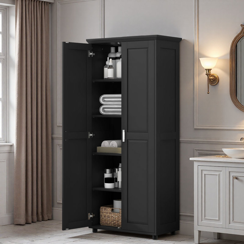 Bathroom Storage Cabinet With Adjustable Shelves