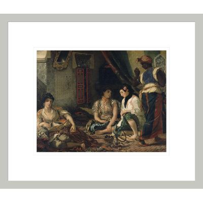 Femmes d'Alger dans leur appartement par Eugène Delacroix