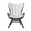 Fauteuil de patio haut à oreilles avec coussins Adagio-1632951001