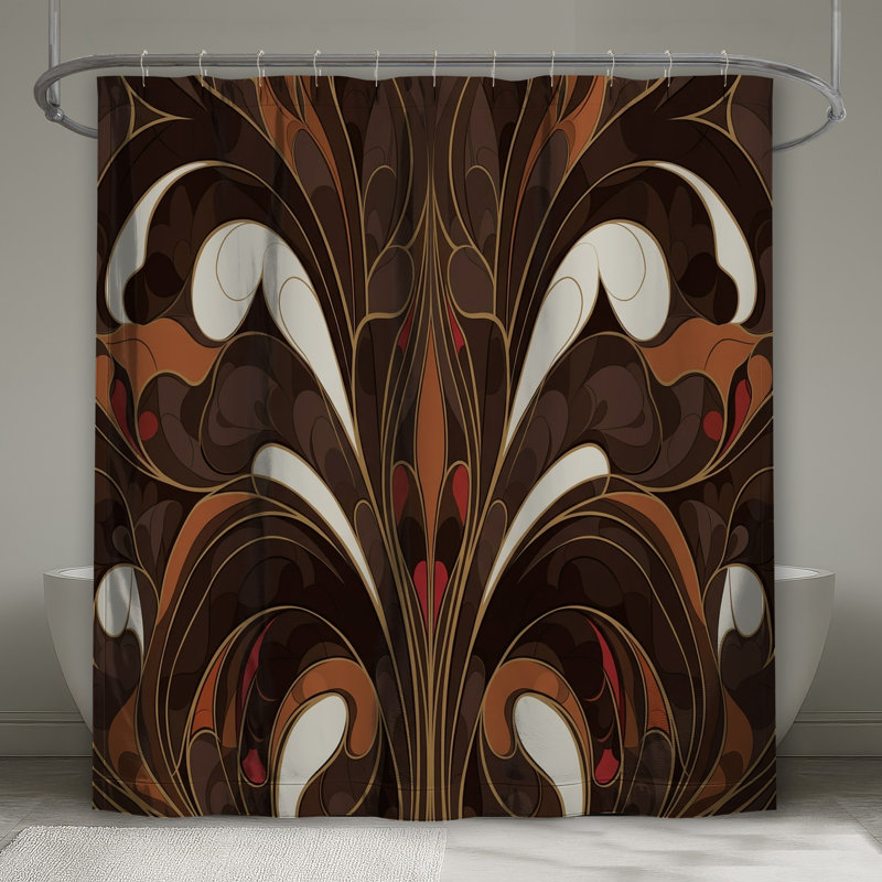 Rideaux de douche Ornate, L 70 po x H 84 po
