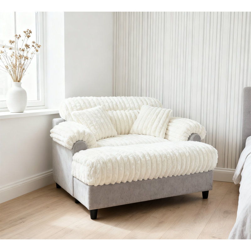 Canapé moderne 65,25 po Cloud, Beige