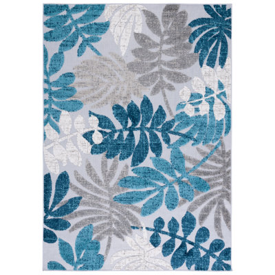 Langford Machine Woven Floral Indoor / Outdoor Area Rug