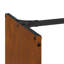 Support à bois vieilli vidaXL 15,7 x 11,8 x 31,5 po